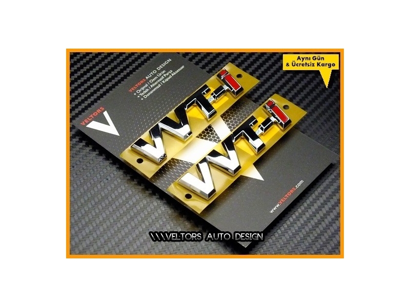 Toyota Orjinal VVT-I vvt-i Logo Amblem Seti
