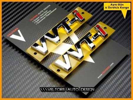 Toyota Orjinal VVT-I vvt-i Logo Amblem Seti
