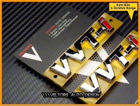 Toyota Orjinal VVT-I vvt-i Logo Amblem Seti