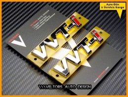Toyota Orjinal VVT-I vvt-i Logo Amblem Seti