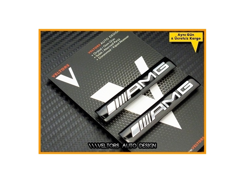 Mercedes AMG Koltuk Döşeme Logo Amblem Seti