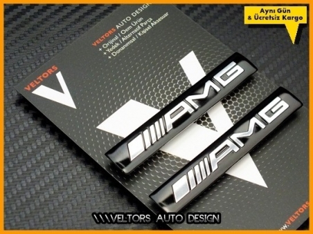 Mercedes AMG Koltuk Döşeme Logo Amblem Seti