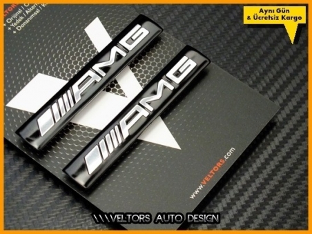 Mercedes AMG Koltuk Döşeme Logo Amblem Seti