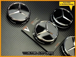 Mercedes Jant Göbeği Göbek Kapak Seti Mercedes Jant Göbeği Göbek Kapak Seti