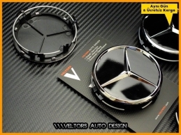 Mercedes Jant Göbeği Göbek Kapak Seti Mercedes Jant Göbeği Göbek Kapak Seti