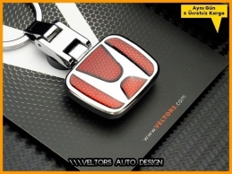 Honda Logo Amblem Özel Krom Honda Anahtarlık Honda Logo Amblem Özel Krom Honda Anahtarlık