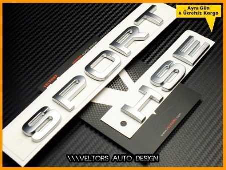 Land Rover SPORT HSE Bagaj Yazı Logo Amblem
