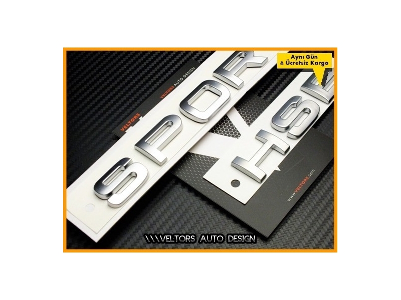 Range Rover SPORT HSE Bagaj Yazı Logo Amblem