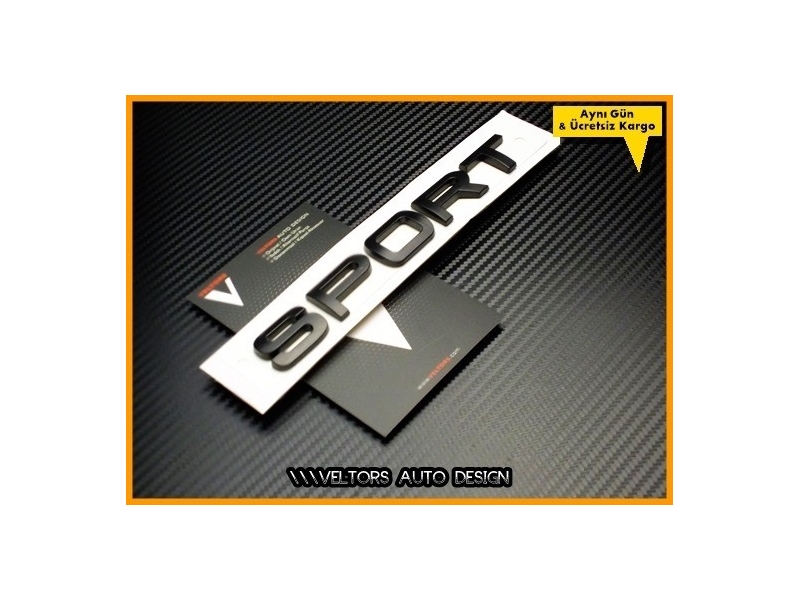 Land Rover SPORT Bagaj Yazı Logo Amblem