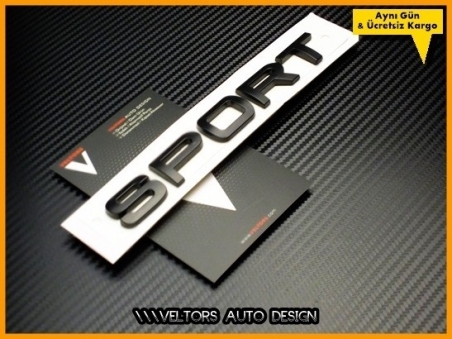 Land Rover SPORT Bagaj Yazı Logo Amblem