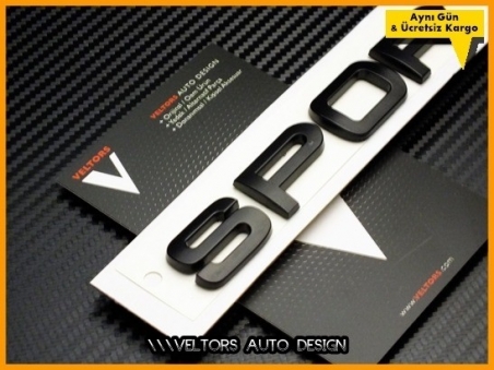 Land Rover SPORT Bagaj Yazı Logo Amblem
