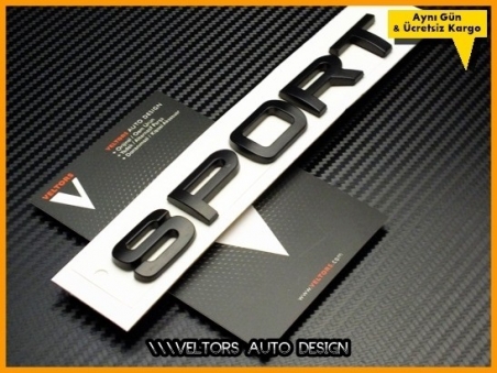 Land Rover SPORT Bagaj Yazı Logo Amblem