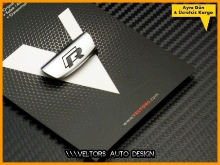 VW Golf Passat Polo Tiguan R line R Direksiyon Yazı Logo Amblem