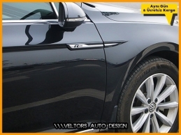 VW Passat B8 B8.5 R Line R Çamurluk Passat Logo Amblem Seti
