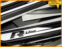 VW Passat B8 B8.5 R Line R Çamurluk Passat Logo Amblem Seti
