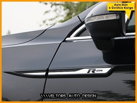 VW Passat B8 B8.5 R Line R Çamurluk Passat Logo Amblem Seti
