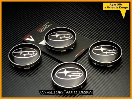 Subaru Logo Amblem Jant Göbeği Göbek Kapak Seti