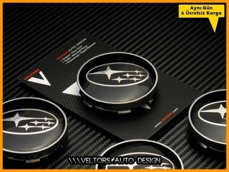 Subaru Logo Amblem Jant Göbeği Göbek Kapak Seti