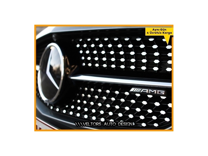 Mercedes Diamond AMG Ön Izgara Logo Amblem