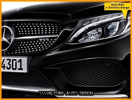 Mercedes Diamond AMG Ön Izgara Logo Amblem