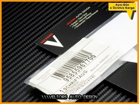 Porsche Panamera Bagaj Yazı Logo Amblem