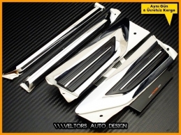 VW Tiguan Orijinal Yan Kapı Çamurluk Logo Amblem Seti