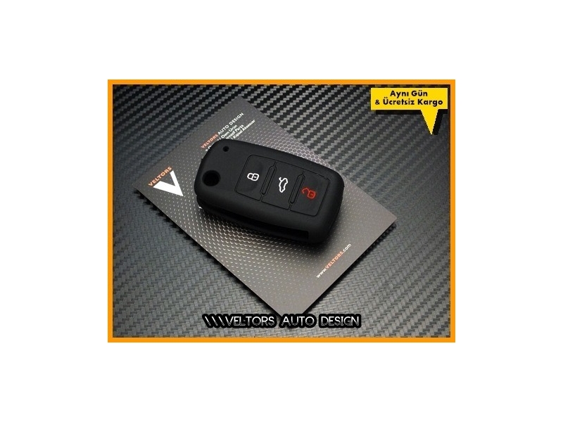 Seat Toledo Ibiza Leon Silikon Kumanda Anahtar Koruma Kabı Kılıfı