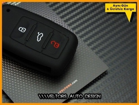 Seat Toledo Ibiza Leon Silikon Kumanda Anahtar Koruma Kabı Kılıfı