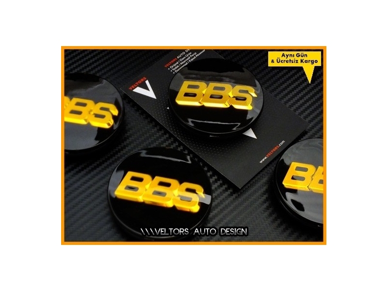 BBS Logo Amblem Jant Göbek Kapak Seti