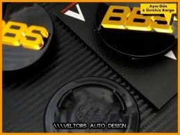BBS Logo Amblem Jant Göbek Kapak Seti