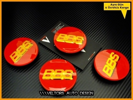 BBS Logo Amblem Jant Göbek Kapak Seti