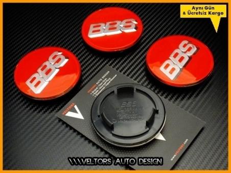 BBS Logo Amblem Jant Göbek Kapak Seti