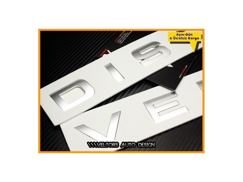 Land Rover Discovery Yazı Logo Amblem