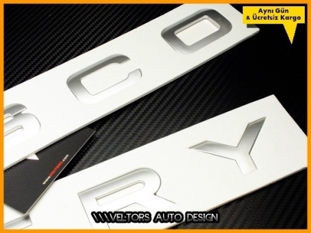 Land Rover Discovery Yazı Logo Amblem