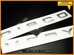 Land Rover Discovery Yazı Logo Amblem