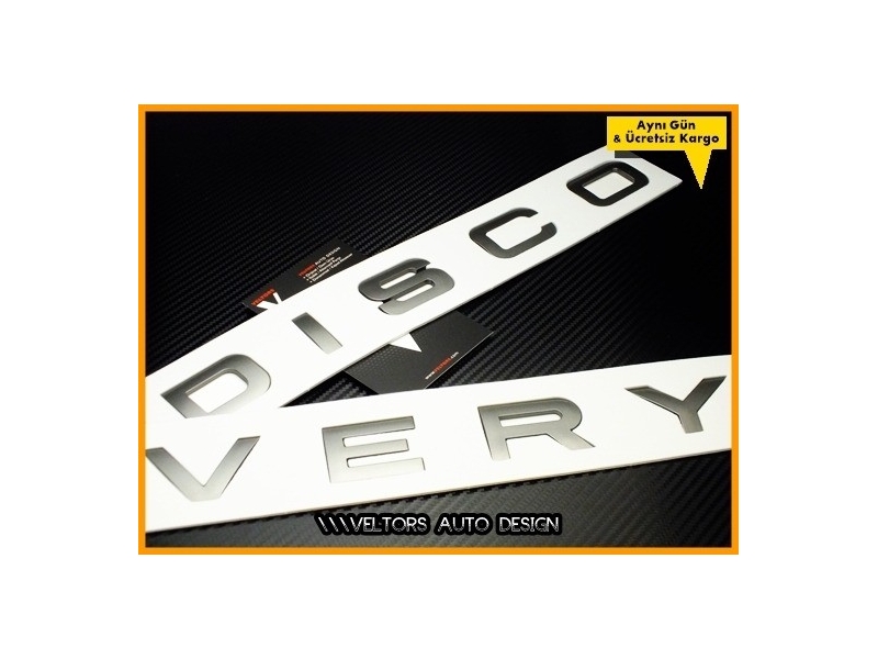 Land Rover Discovery Yazı Logo Amblem