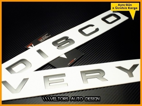 Land Rover Discovery Yazı Logo Amblem
