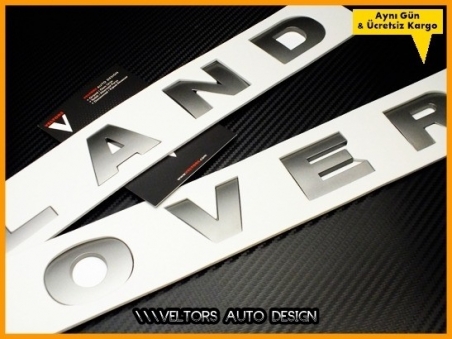 Land Rover Ön Kaput Arka Bagaj Yazı Logo Amblem