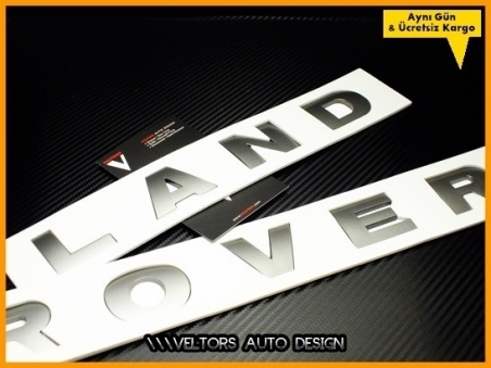 Land Rover Ön Kaput Arka Bagaj Yazı Logo Amblem