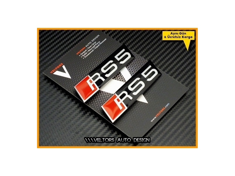 Audi A5 S5 Serisi RS5 Logo Amblem Seti