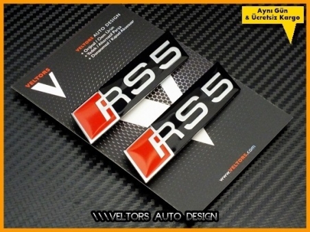 Audi A5 S5 Serisi RS5 Logo Amblem Seti