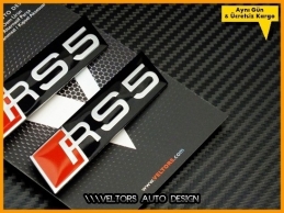 Audi A5 S5 Serisi RS5 Logo Amblem Seti