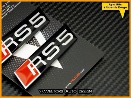 Audi A5 S5 Serisi RS5 Logo Amblem Seti