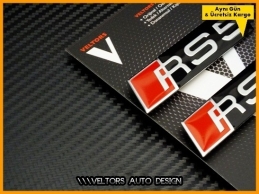 Audi A5 S5 Serisi RS5 Logo Amblem Seti