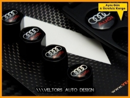 Audi Logo Amblem Anahtarlık Sibop Kapak Seti