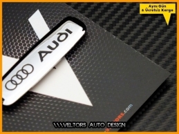 Audi Torpido Kokpit Plaket Logo Amblem