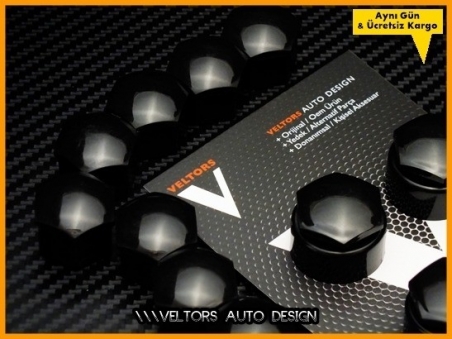 Audi Kilitli Paino Black Jant Bijon Kapak Seti