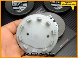 Porsche Logo Amblem Dark Jant Göbeği Göbek Kapak Seti Porsche Logo Amblem Dark Jant Göbeği Göbek Kapak Seti