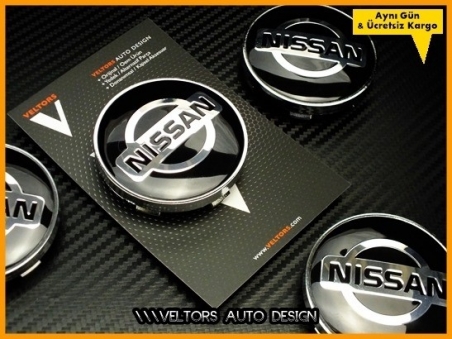 Nissan Logo Amblem Jant Göbeği Göbek Kapak Seti