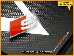 Audi S line S Metal Araç Body S line Logo Amblem
